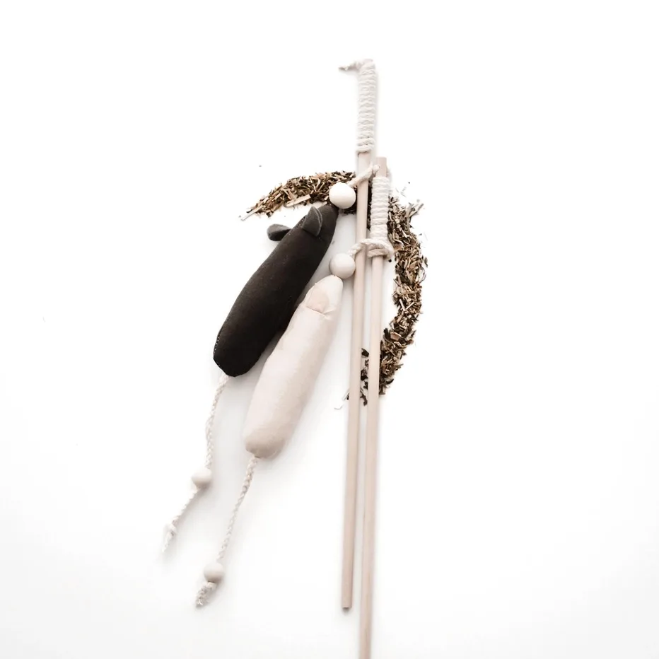 Fishing Rod - with Catnip