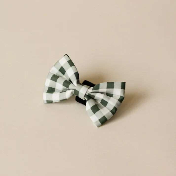 Bow Tie Plaid Green